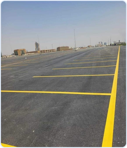 تنفيذ أعمال أسفلت
